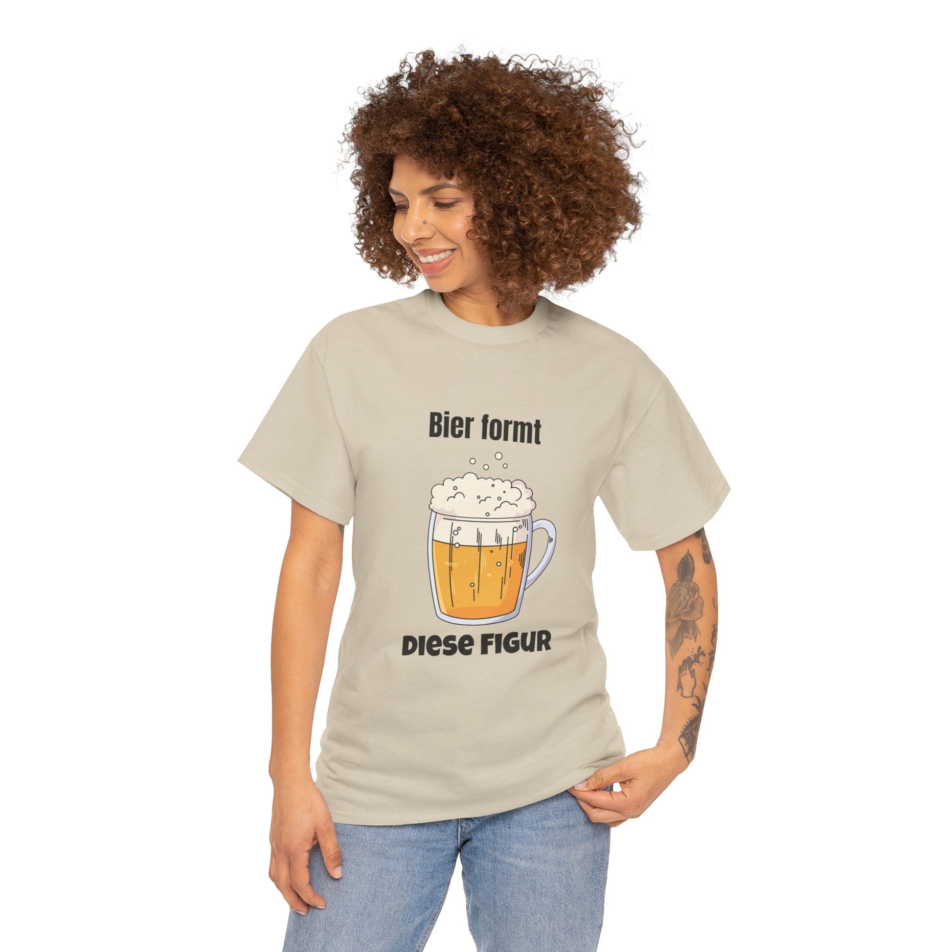 Bier formt diese Figur T-Shirt