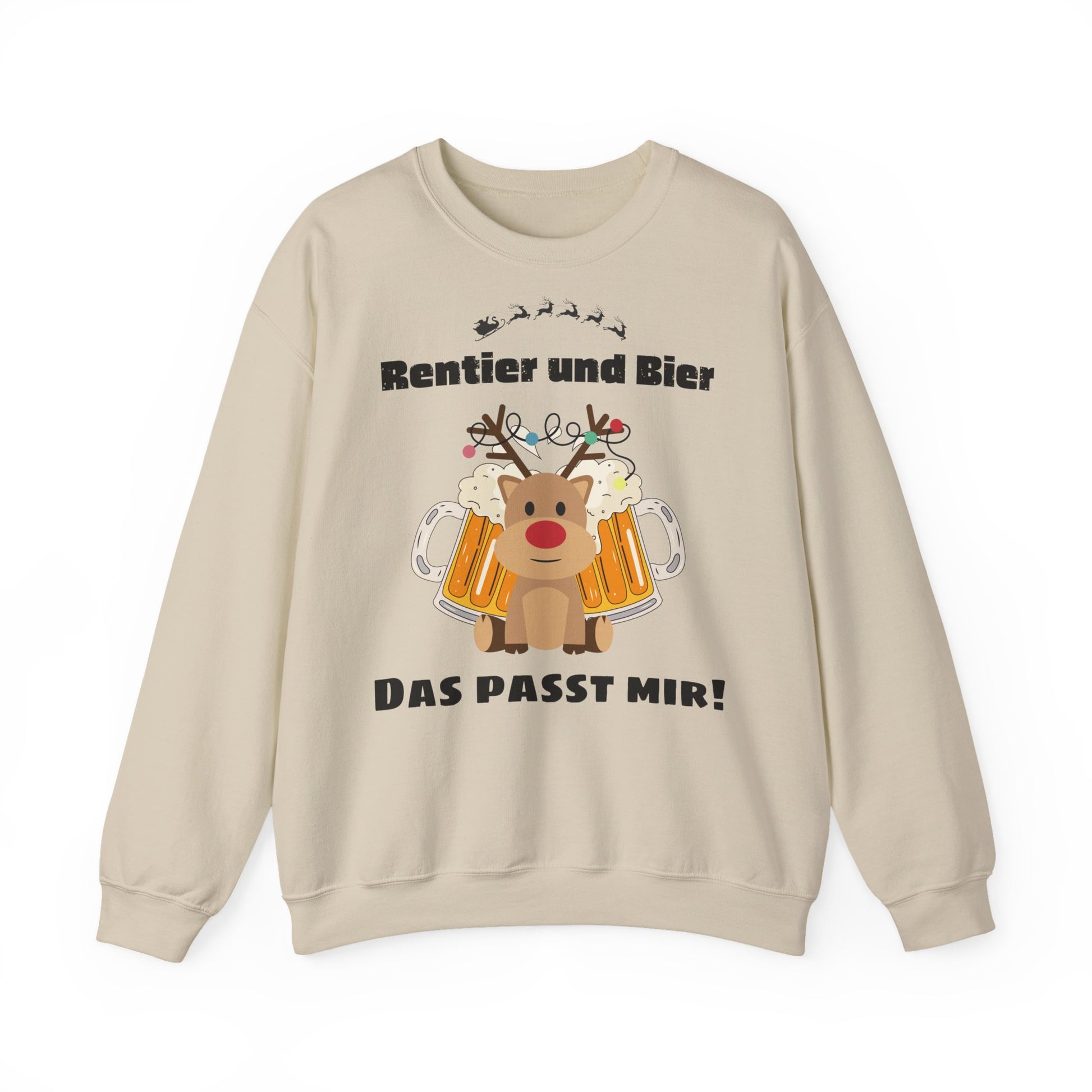 Rentier und Bier Sweatshirt