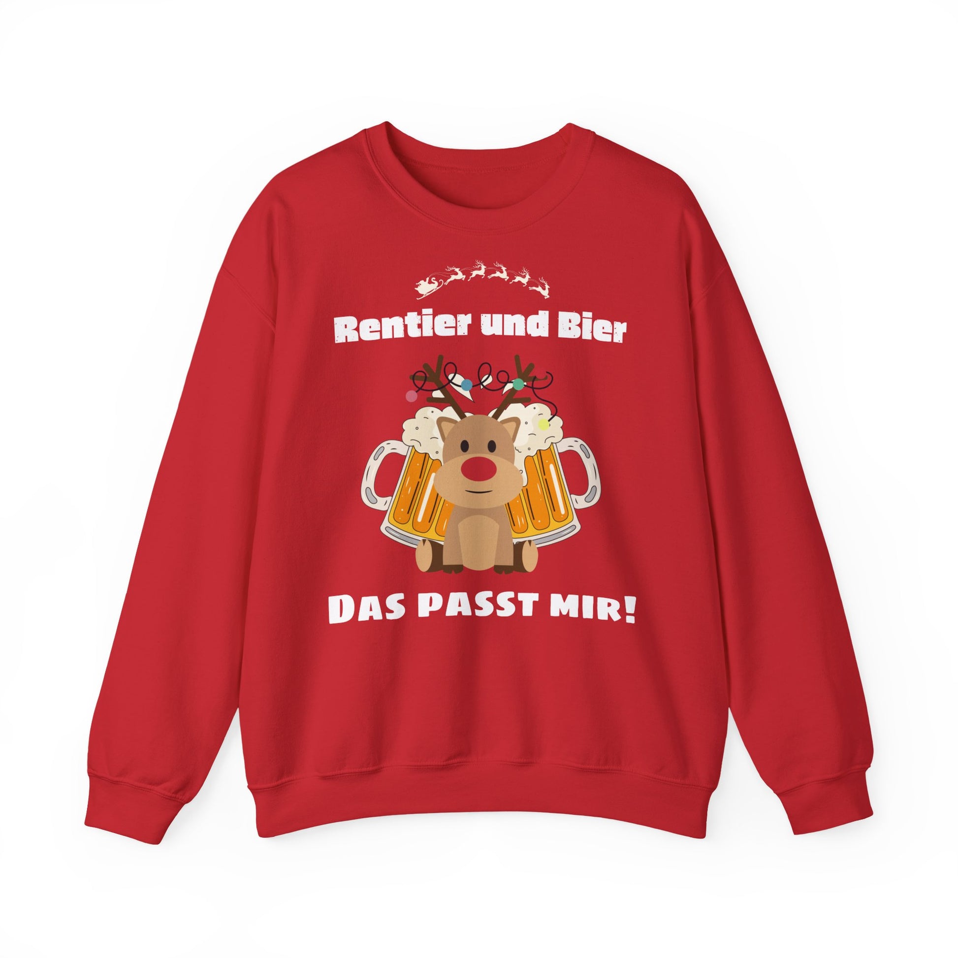 Rentier und Bier Sweatshirt