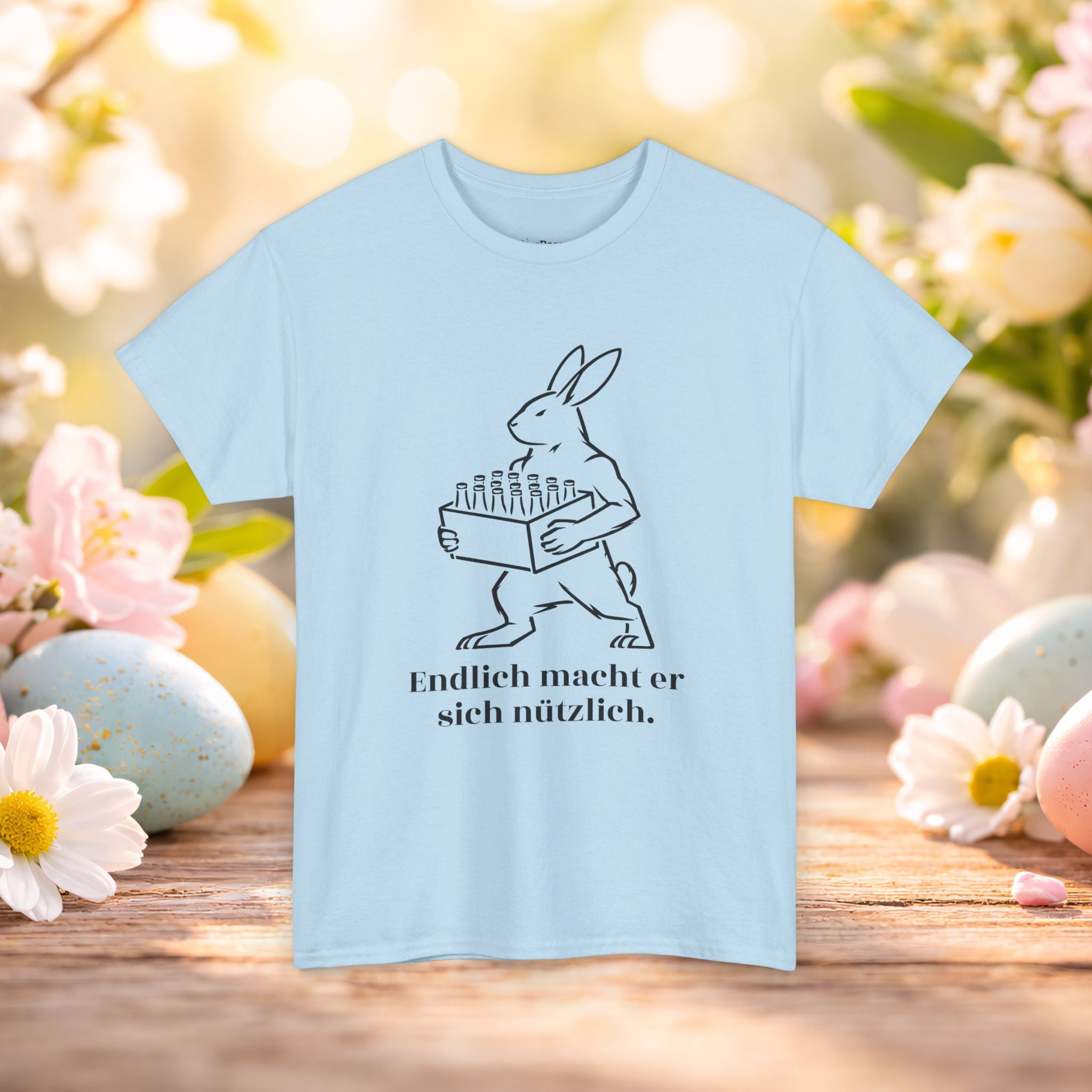 Endlicht macht er sich nützlich T-Shirt | Osterkollektion