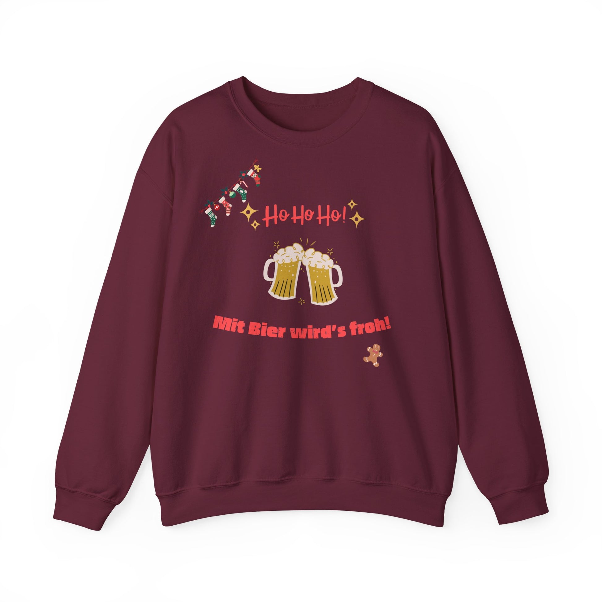 Mit Bier wird's froh Sweatshirt