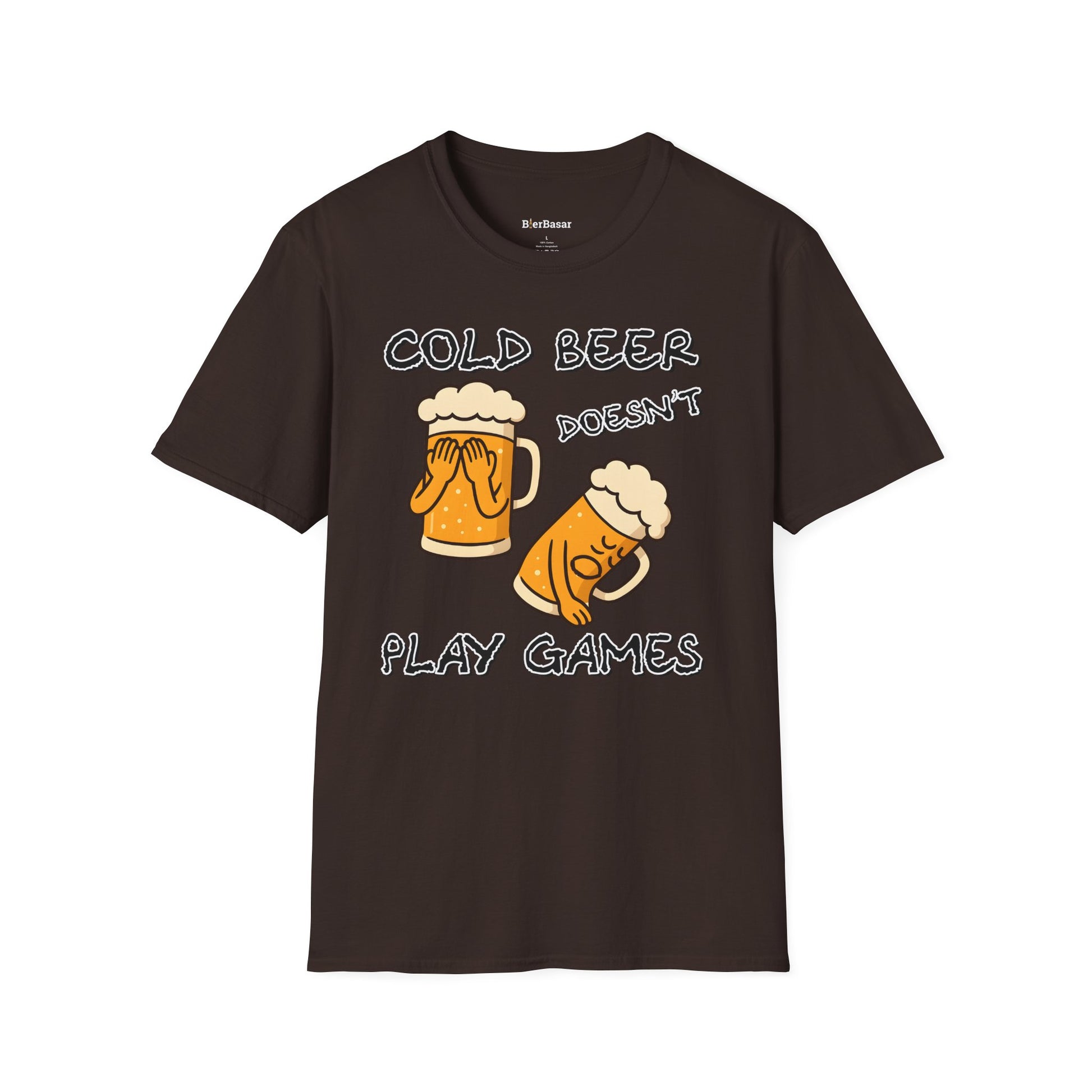 Cold Beer Doesn't Play Games T-Shirt
