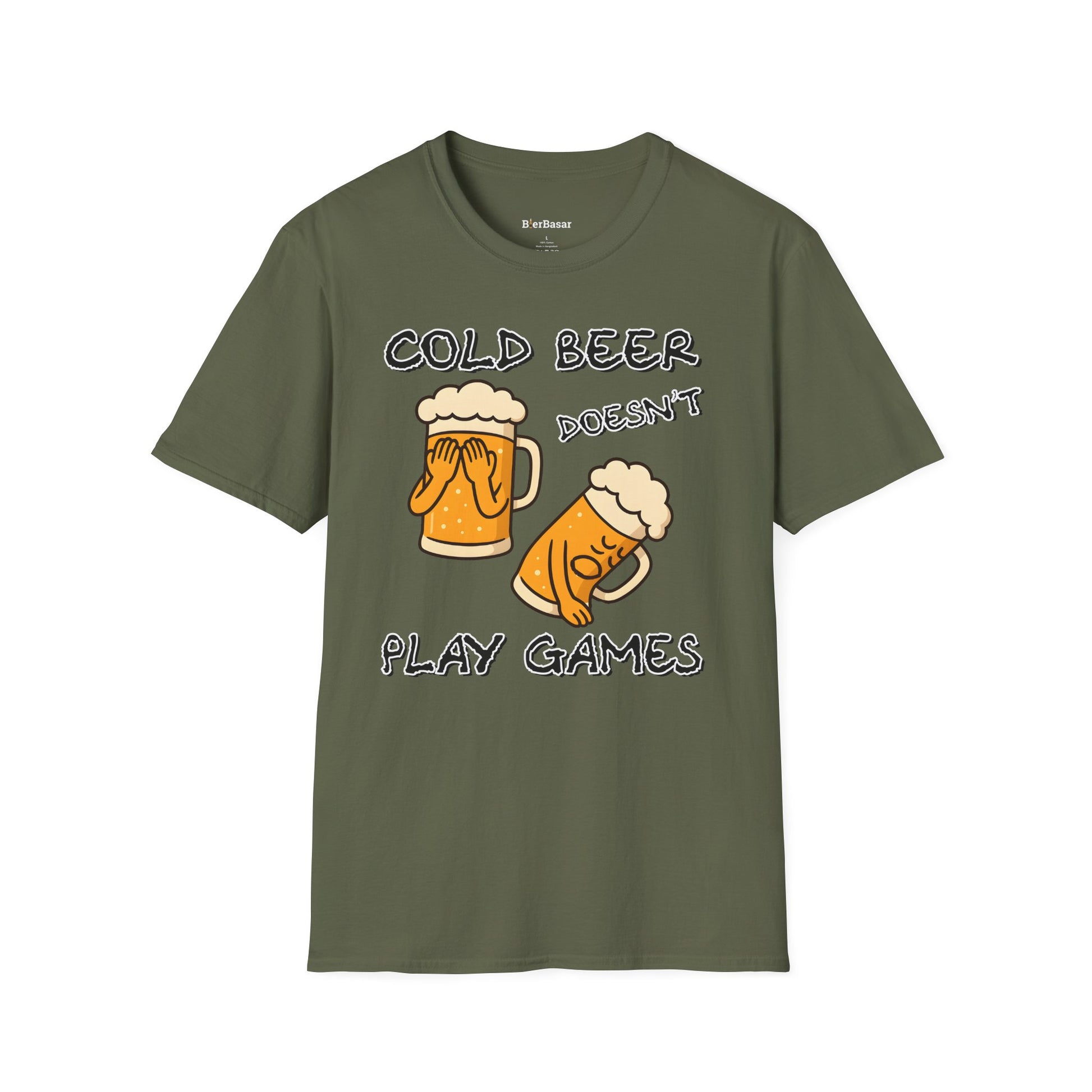 Cold Beer Doesn't Play Games T-Shirt