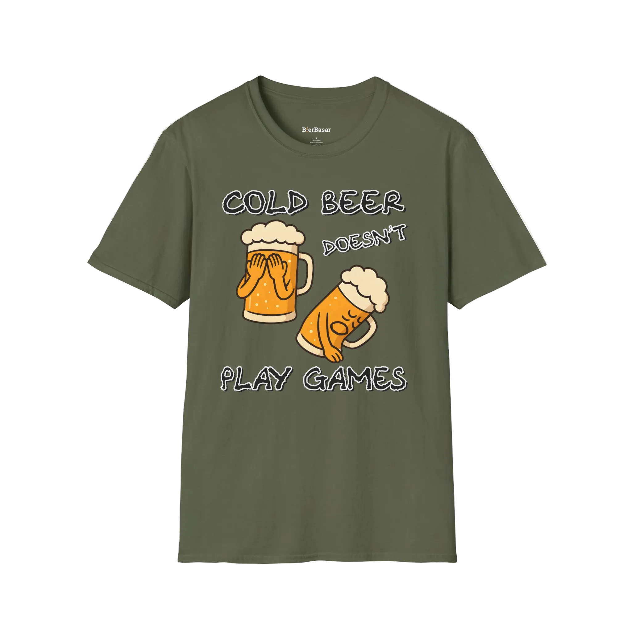 Cold Beer Doesn't Play Games T-Shirt