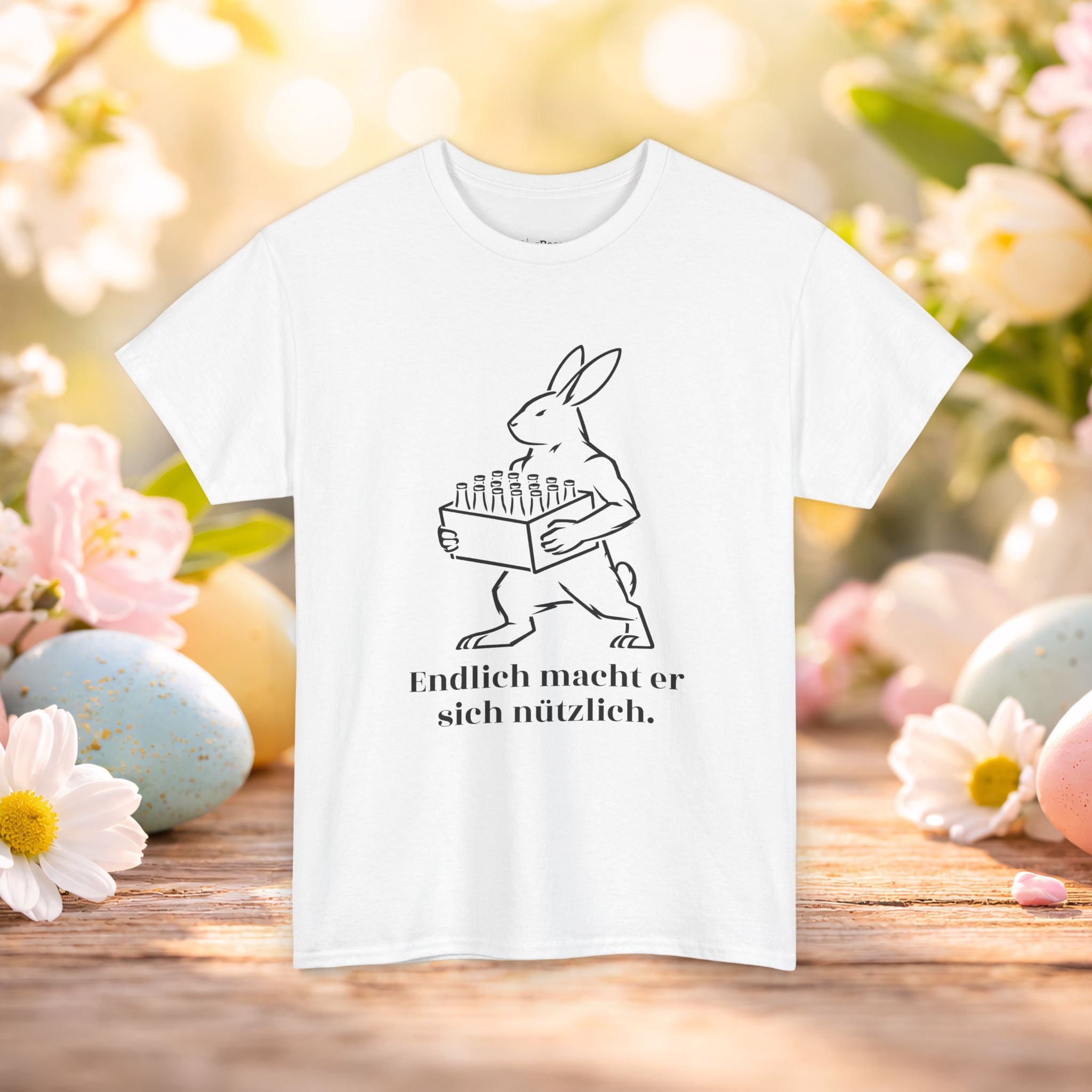 Endlicht macht er sich nützlich T-Shirt | Osterkollektion