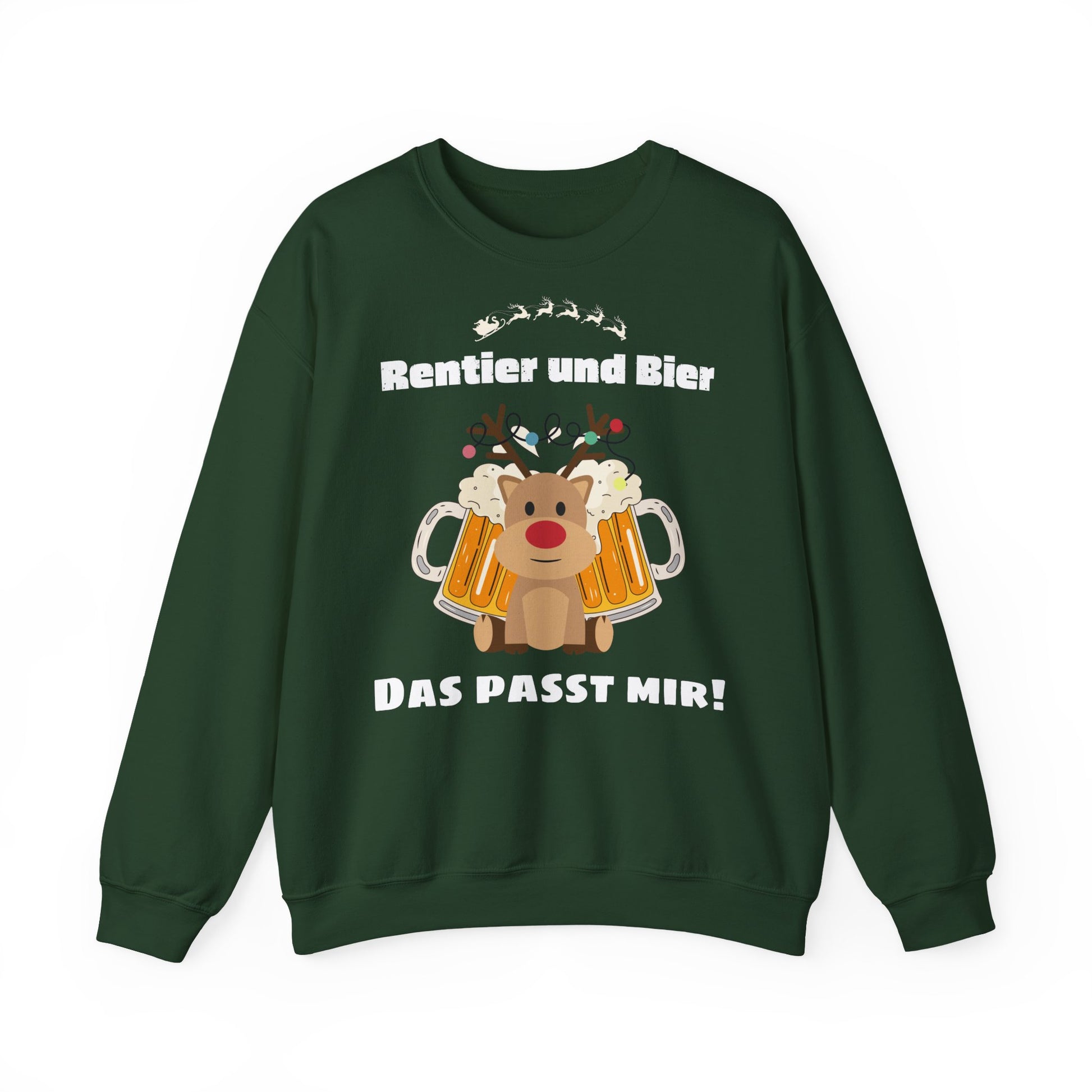 Rentier und Bier Sweatshirt
