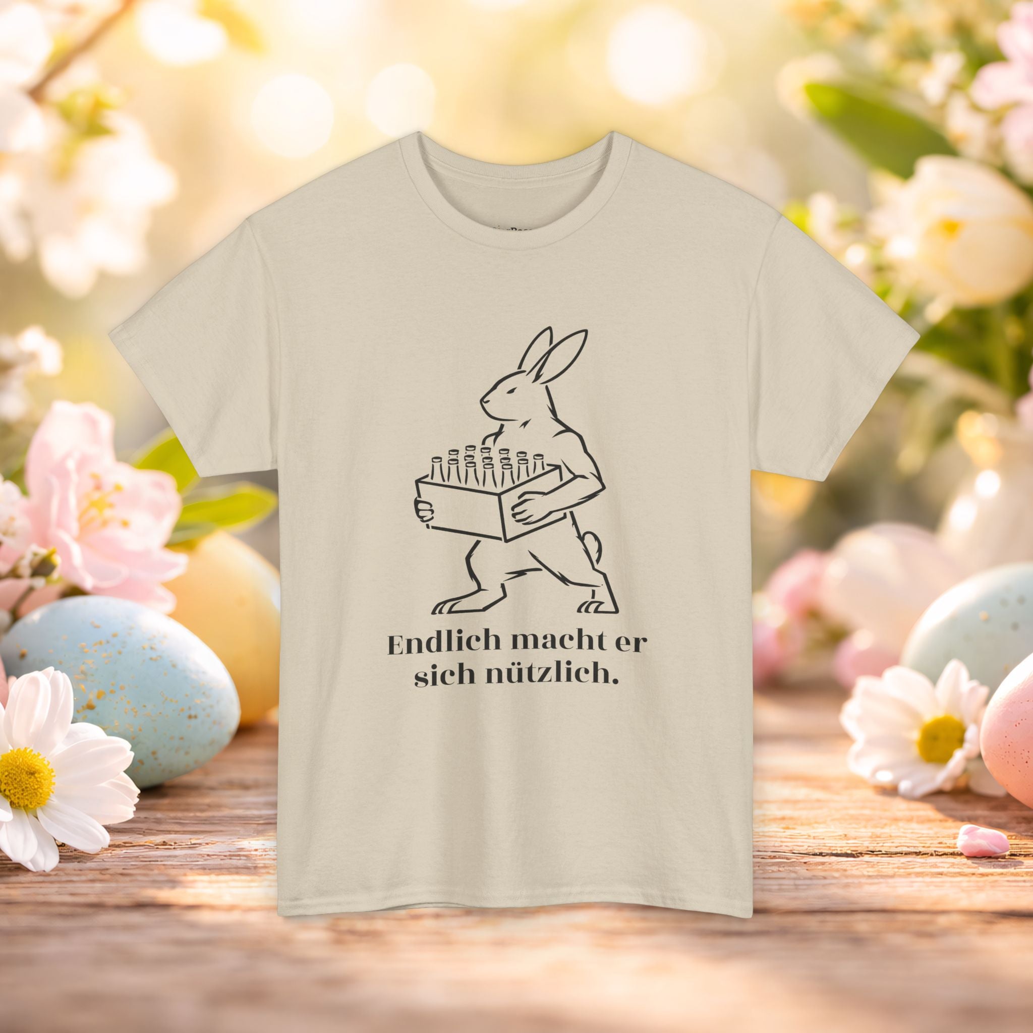 Endlicht macht er sich nützlich T-Shirt | Osterkollektion