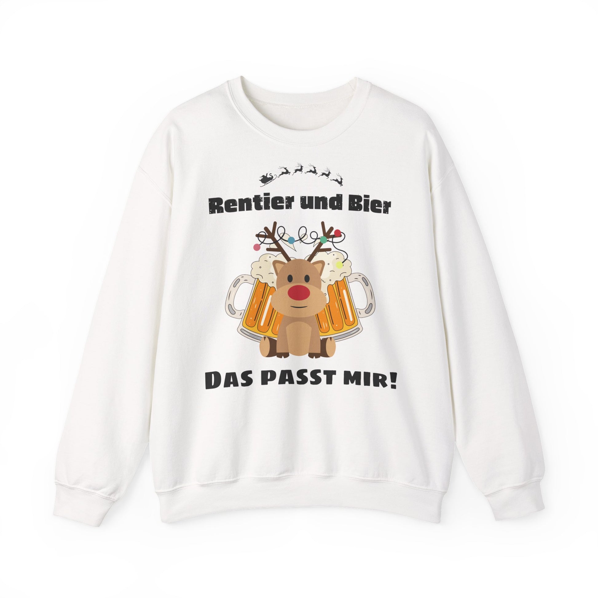 Rentier und Bier Sweatshirt