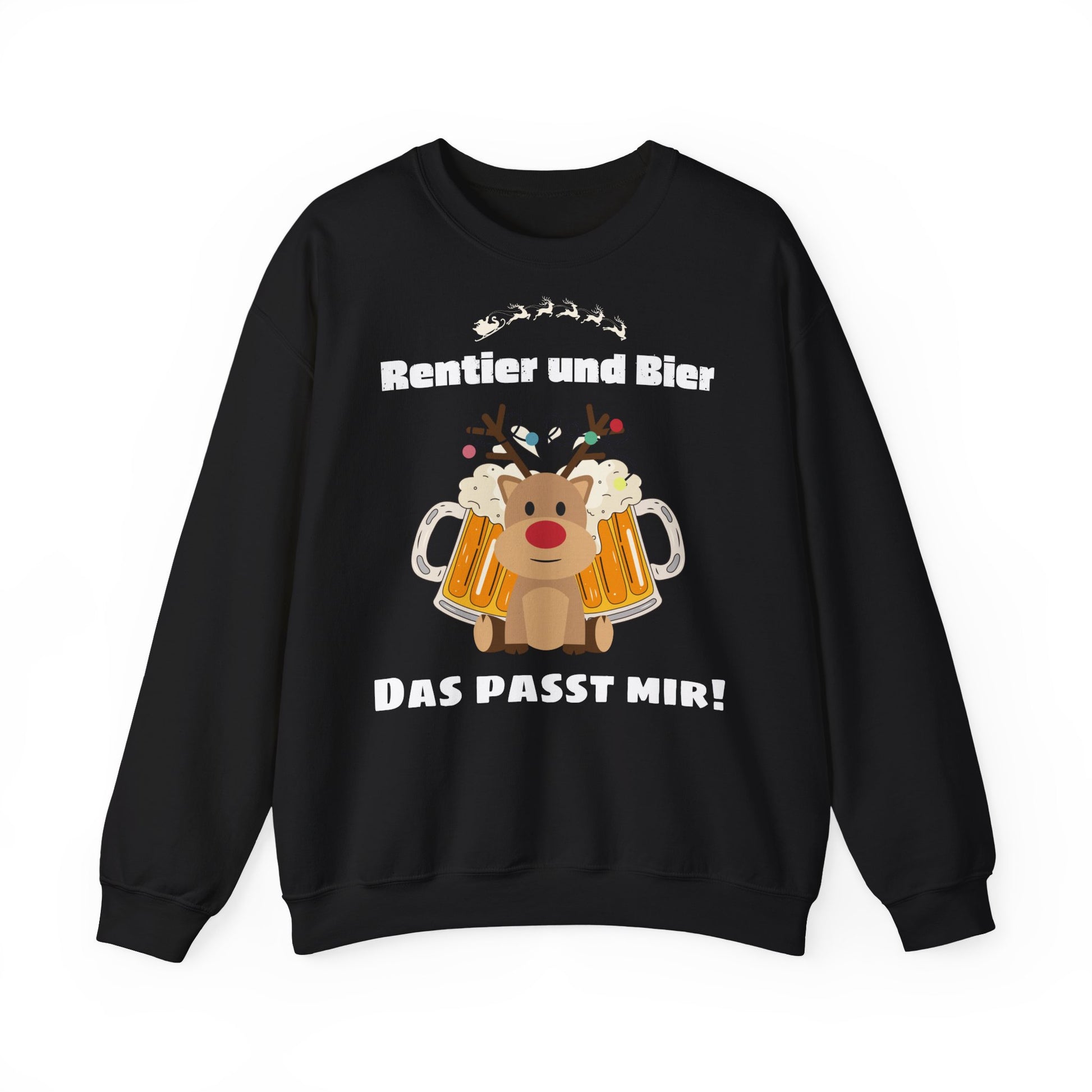 Rentier und Bier Sweatshirt