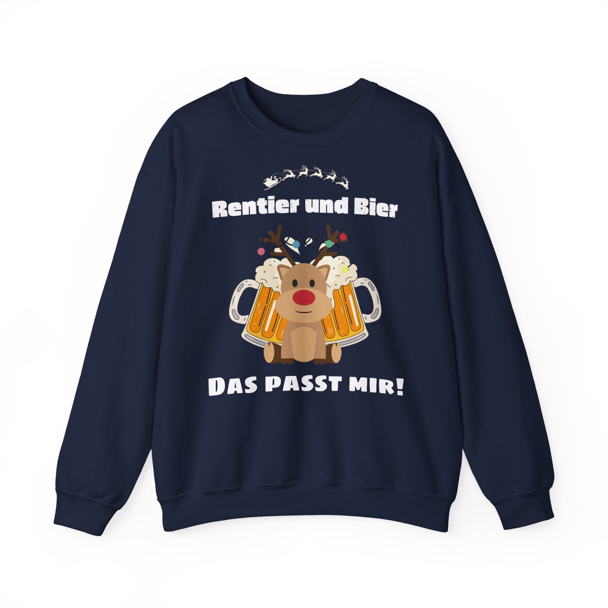Rentier und Bier Sweatshirt