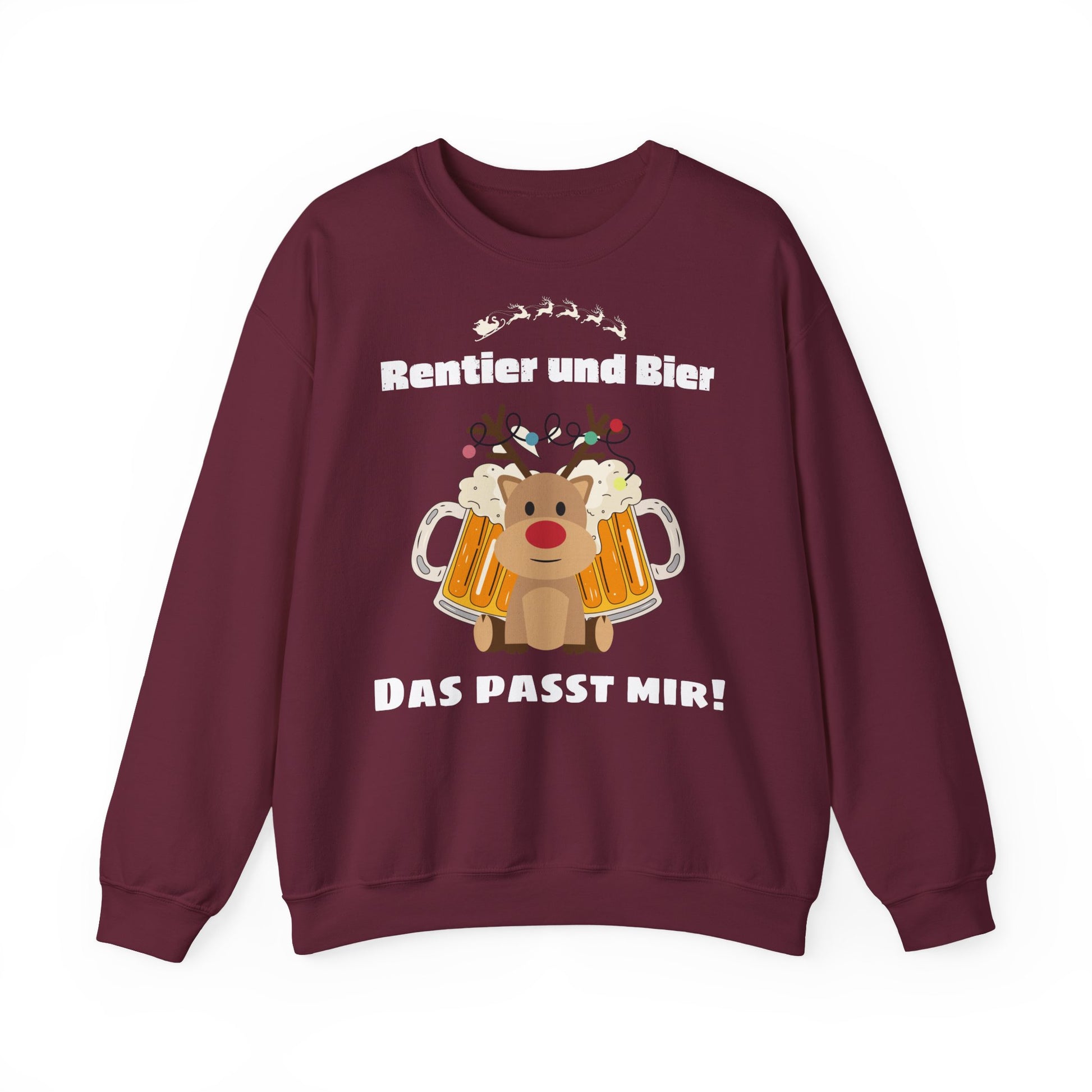 Rentier und Bier Sweatshirt