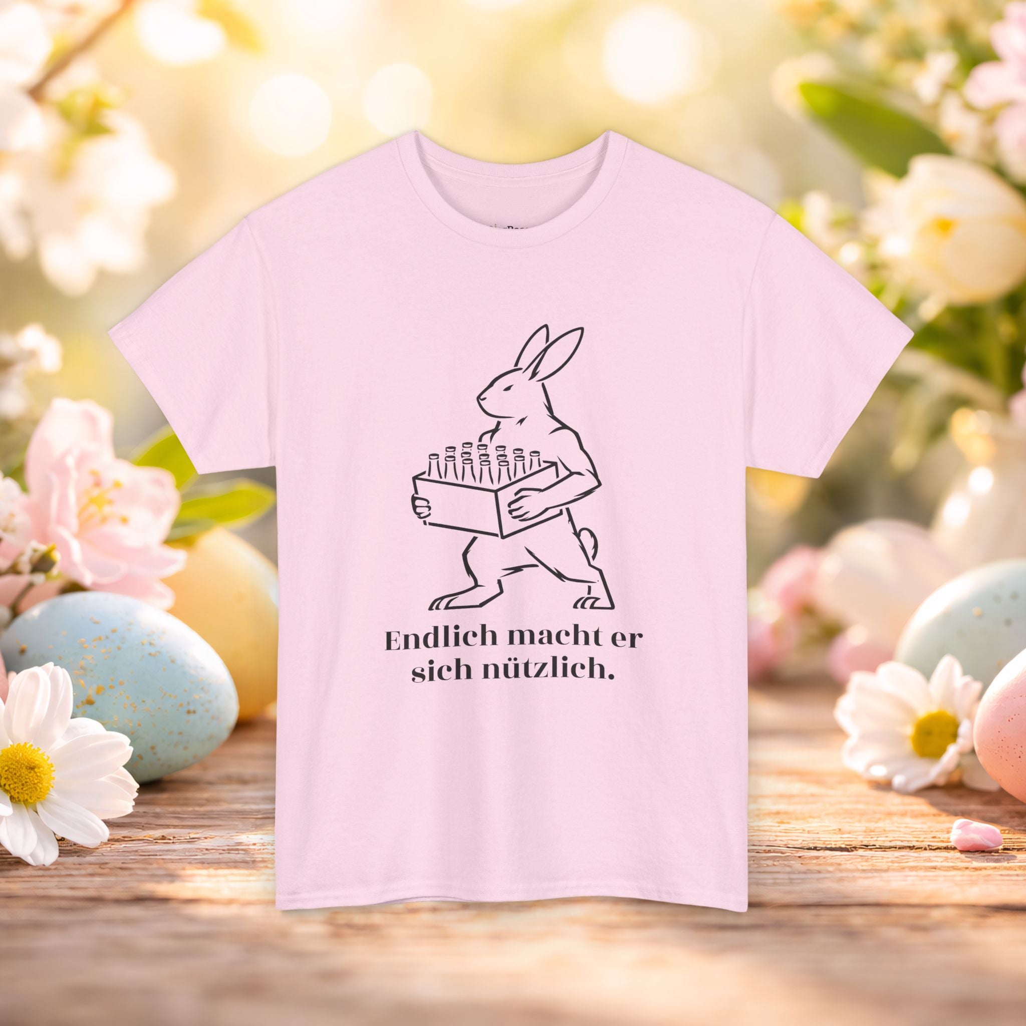 Endlicht macht er sich nützlich T-Shirt | Osterkollektion