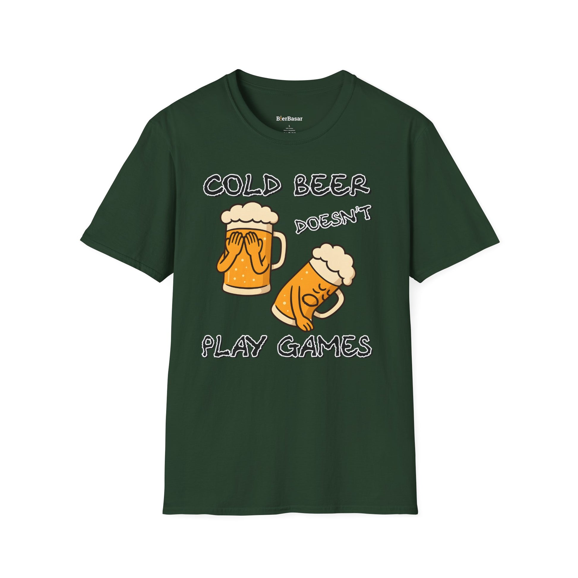 Cold Beer Doesn't Play Games T-Shirt