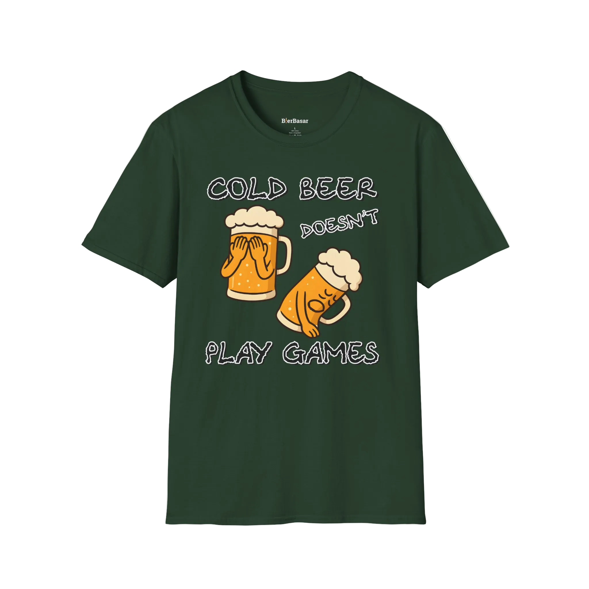 Cold Beer Doesn't Play Games T-Shirt